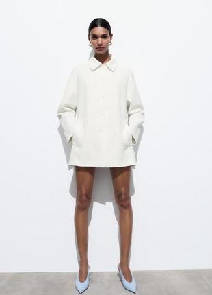 Пальто тренч жакет zara