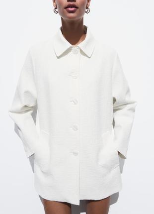 Пальто тренч жакет zara4 фото