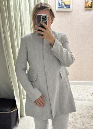 Куртка пиджак тренч zara на м новый с биркой на молнии