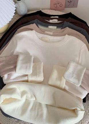 Теплый гольф на флисе