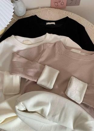 Теплый гольф на флисе3 фото