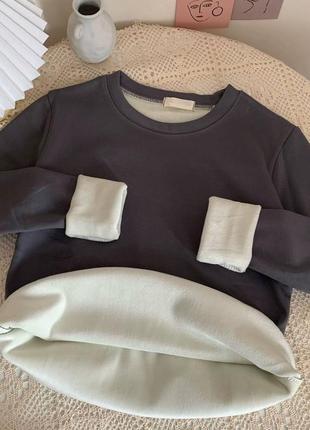 Теплый гольф на флисе8 фото