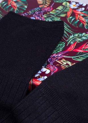 Черные гетры, высокие кашемировые гетры