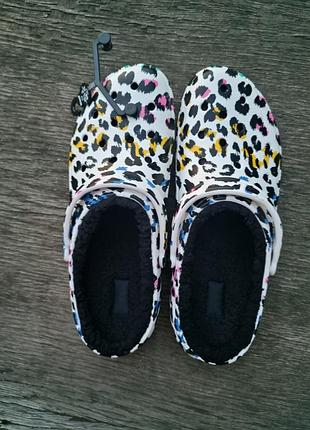 Мужские утепленные сабо crocs classic lined на меху м13-47/49-31см