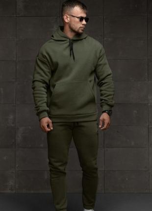Мужской костюм на флисе масло