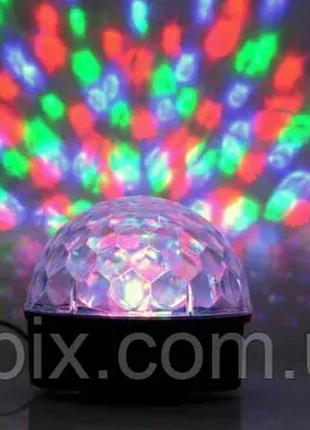 Светодиодная дискокуля, мини-проектор led light party