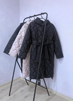 Стильне жіноче пальто oversize євро зима
