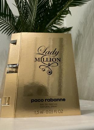 Rabanne lady million парфюмированная вода для женщин