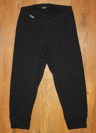 Чоловічі легінси термопідштанники кальсони чорні odlo m