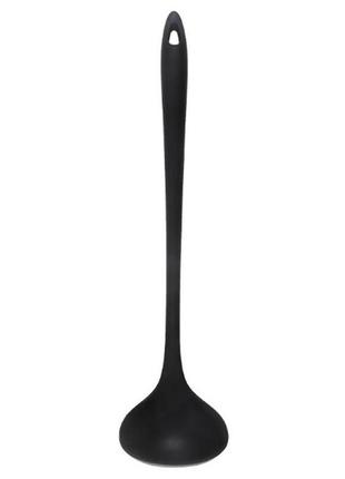 Силиконовый половник 2life 39 х 9,2 см черный (n-1115)3 фото