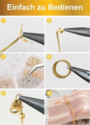 Realure 600 штук ювелирные застежки для браслетов золото серебро качественные ожерелья аксессуары5 фото