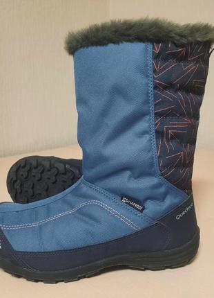 Сапоги зимние женские 36р quechua decathlon waterproof