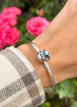 Серебряный браслет серебро пандора pandora silver s925 ale met с биркой и пломбой 925 проба стечь