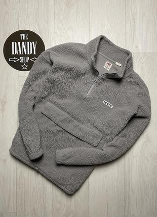 Жіноча флісова кофта, шерпа levis, розмір m-l