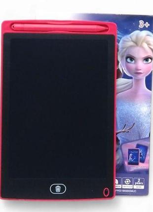 Планшет детский для рисования "холодное сердце", lcd экран 8,5”