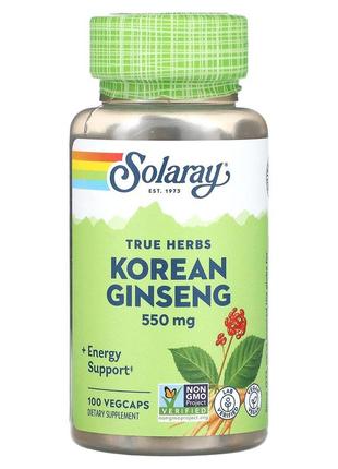 Корейський женьшень, korean ginseng, Cute, 550 мг, 100 кап.