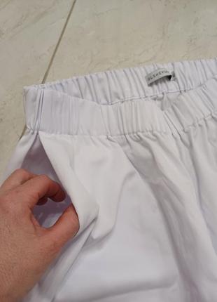 Белые медицинские брюки, медицинские штаны , медицинский костюм5 фото