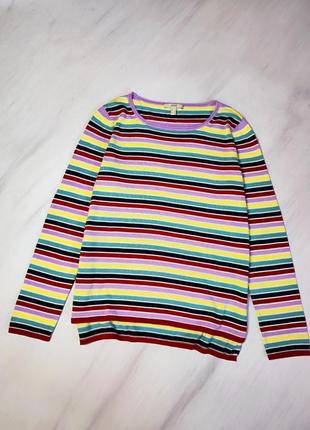 Esprit чудовий котоновий  светр в смужку