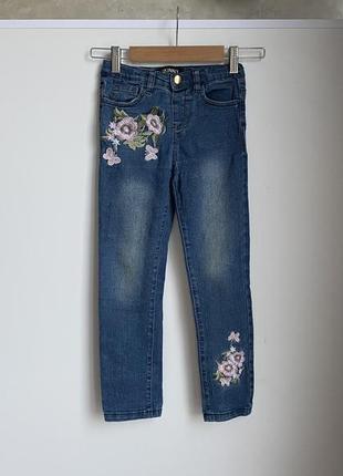 Джинси skinny з вишивкою