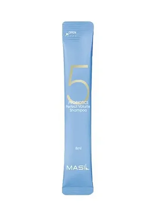 Шампунь для объема волос с пробиотиками masil 5 probiotics 8 мл