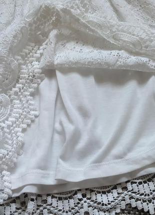 Біле мереживне плаття2 фото