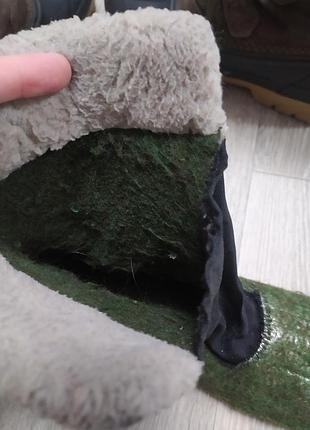 Мужские непромокаемые сапоги чоботи снегоходы с валенком husky 40-41р