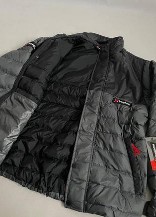 Куртка чоловіча чорна / сіра коротка осіння весняна berghaus