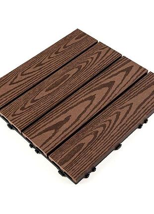 Композитна плитка wpc кедр 30*30cm*2сm (d) sw-00001705