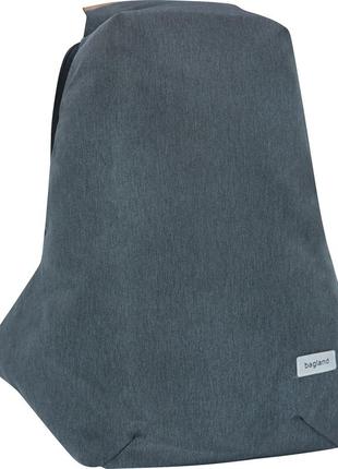 Рюкзак жіночий, чоловічий для ноутбука bagland vibe, сірий2 фото