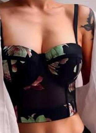 Корсетный базовый топ на брителях
китай