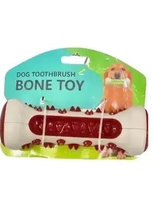 Косточка tooth brush dog резиновая косточка для собак6 фото