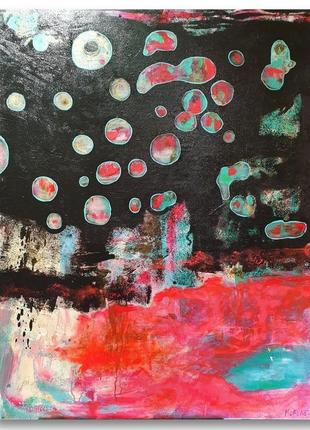 Картина 1м*0,8м абстракция масло&акрил/холст на подрамнике