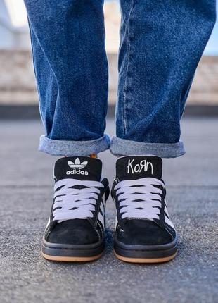 Кроссовки adidas campus x korn black3 фото