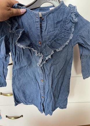 Джинсова сукня zara