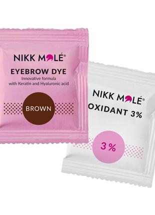 Краска nikk mole коричневый