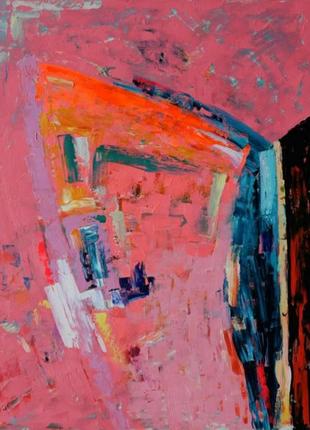 Картина 0.8 м * 0.6 м абстракция масло/холст на подрамнике
