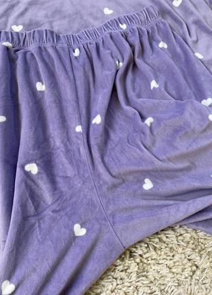 Шикарный мягкий домашний флисовый костюм/пижама в лавандовом цвете,love to lounge,p.xl-xxxl8 фото