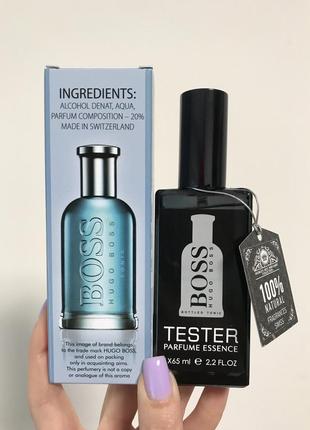 Тестер boss bottled tonic 65 мл швейцарія1 фото