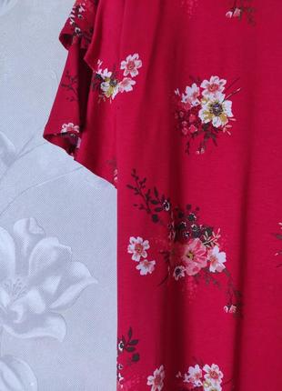 Платье сарафаны стан новой трикотаж цветочный принт прямого кроя3 фото