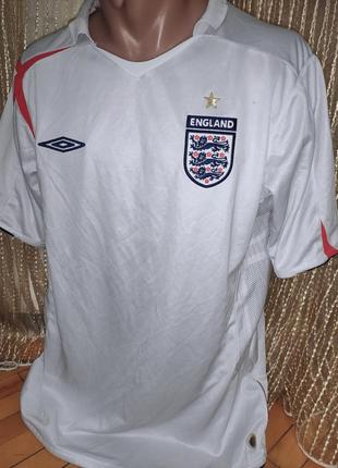 Спорт фирменная футболка umbro для национальной сборной англии 2007/09.л1 фото
