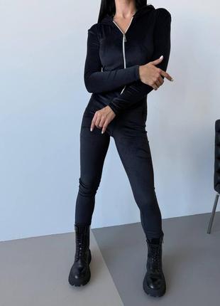 Комбинезон велюр
