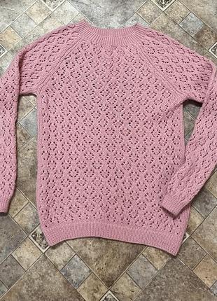 Светр хендмейд звʼязаний з вaby wool