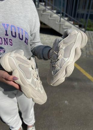 Натуральные кроссовки adidas yeezy 500 clay brown