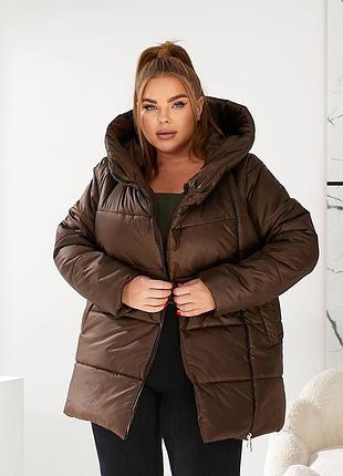 Куртка стеганная с капюшоном