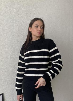 Светр в смужку h&m / свитер в полоску
