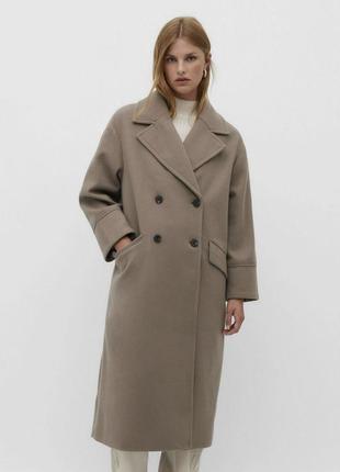 Оверсайз пальто stradivarius