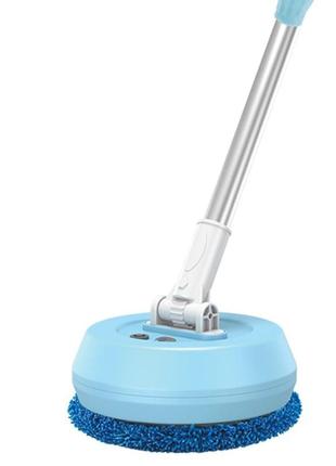Аккумуляторная швабра для уборки дома с регулируемой ручкой.