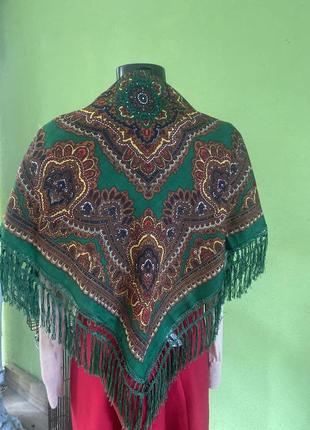 Хустка вовна вінтаж kaschmir