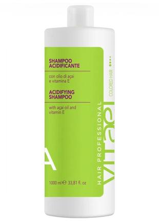 Vitael colored hair acidifying shampoo шампунь для фарбованого волосся