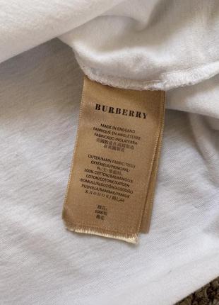 Футболка біла burberry3 фото